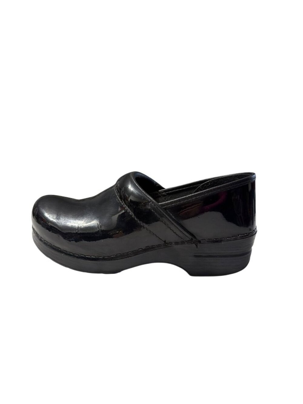 Dansko Professional Black Patent Leather Clogs
